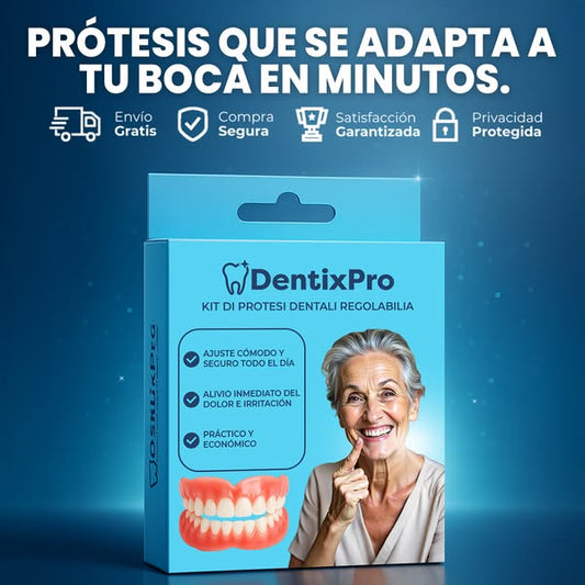 DentixPro - Kit de prótesis dental holandesa ajustable